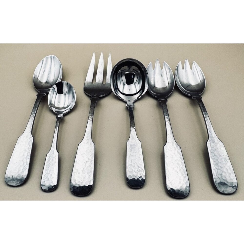 Towle Hammersmith Serving Pieces Ladle Sugar Spoon Meat Fork Hostess Germany